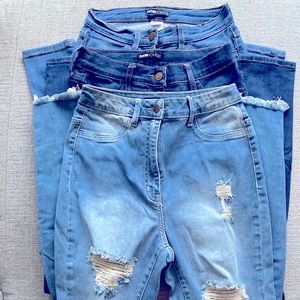 Fashion nova Jeans Set of 3